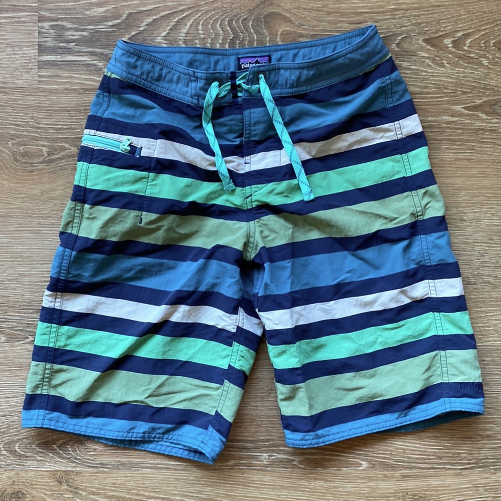 Patagonia Surf Swim Trunks Boardshorts Boys 12